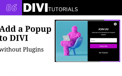Adding a Popup Window to Divi Without Plugins