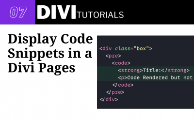How to Display Code Snippets in a WordPress Page
